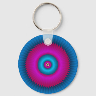 ABSTRACT ART KEYCHAIN
