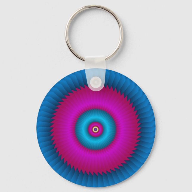 ABSTRACT ART KEYCHAIN (Front)