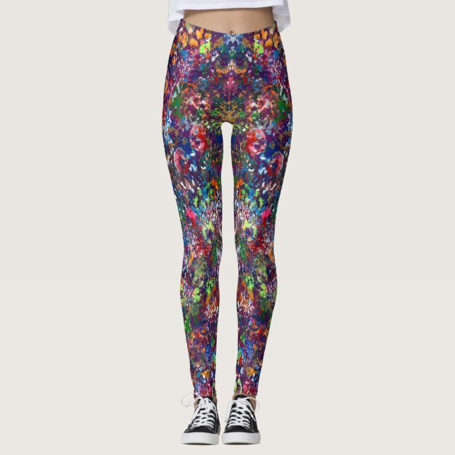Abstract Art Leggings (Front)