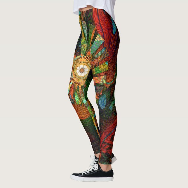 Abstract Art Leggings (Left)