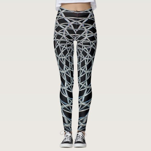 Abstract Art Leggings with bold pattern