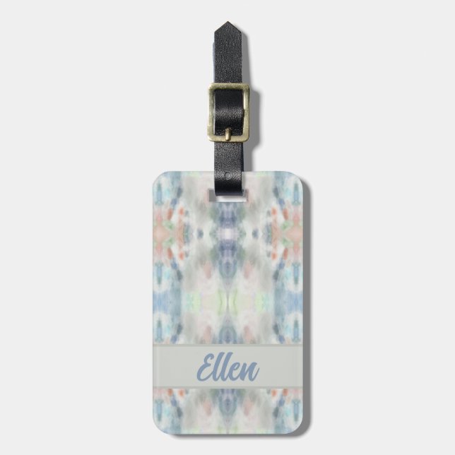 Abstract Art Luggage Tag (Front Vertical)
