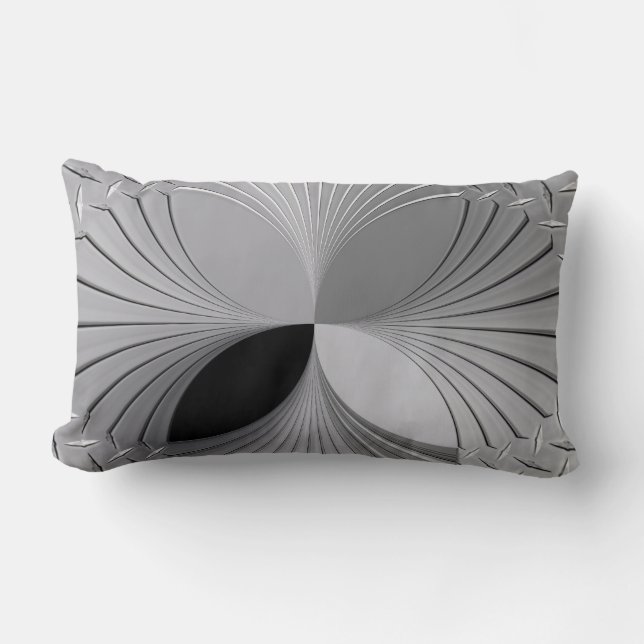 ABSTRACT ART LUMBAR PILLOW (Front)