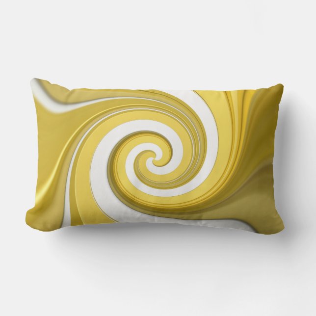 ABSTRACT ART LUMBAR PILLOW (Front)