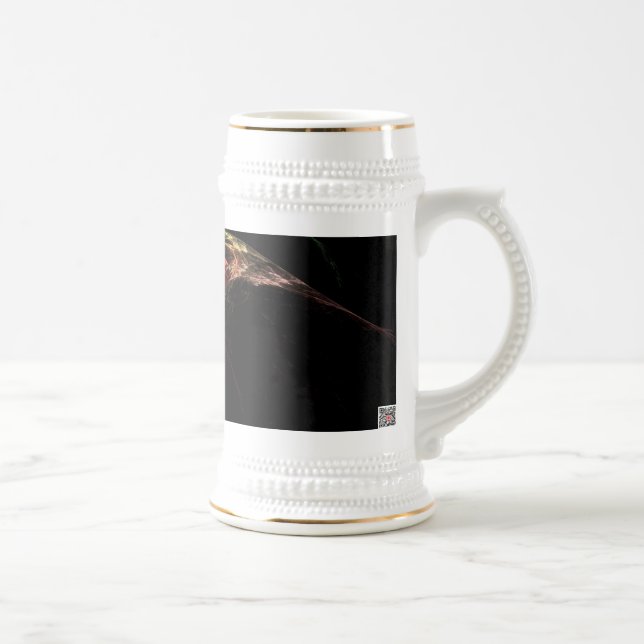 Abstract Art Magic Lights Beer Stein (Right)