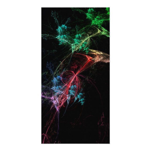Abstract Art Magic Lights Card (Front)