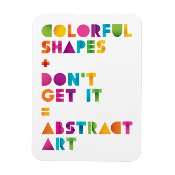 Abstract Art Magnet by AuraEditions at Zazzle