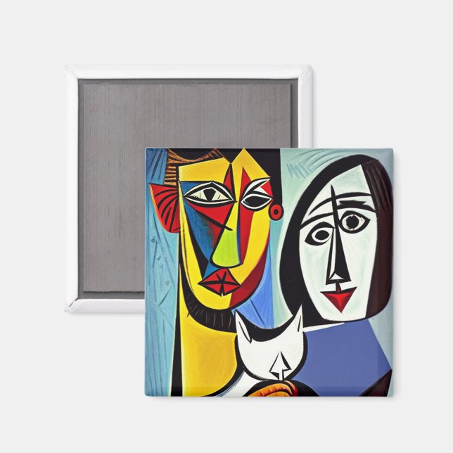 Abstract Art Magnet (Front/Back)