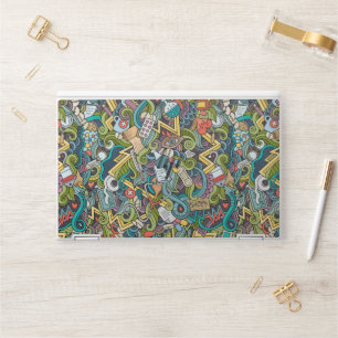 Abstract Art Medical Icon Pattern HP Laptop Skin