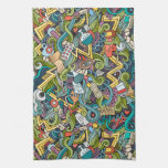 Abstract Art Medical Icon Pattern Kitchen Towel