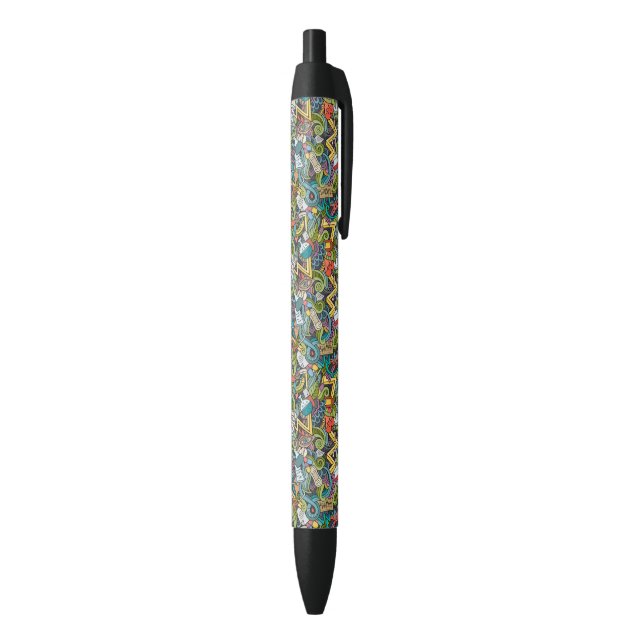 Abstract Art Medical Icon Pattern Pen (Bottom (Vertical))