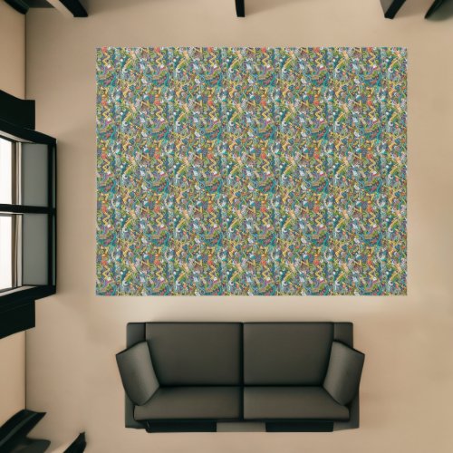 Abstract Art Medical Icon Pattern Rug