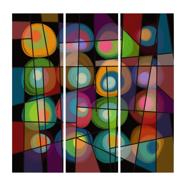 Abstract Art Mid Century Modern Style (Front)