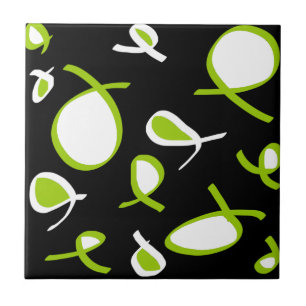 Abstract Art Minimalism Ceramic Tile