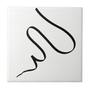 Abstract Art Minimalism Minimalistic Ceramic Tile