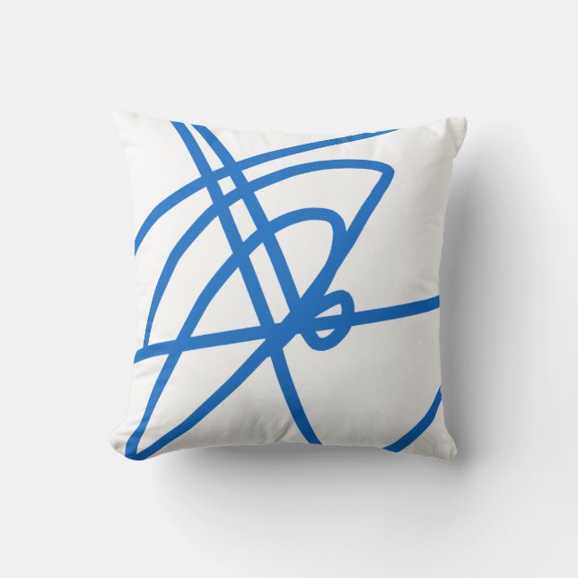 Abstract Art Minimalism Throw Pillow Cushion (Front)