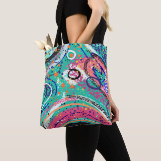 Abstract Art: Mint Candies Tote Bag