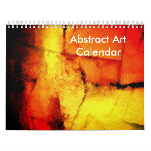 Abstract Art Modern Artwork Creation Calendar