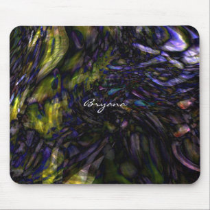 Abstract Art Modern Color Splash Artistic Colorful Mouse Pad