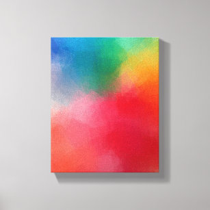 Abstract Art Modern Colorful Elegant Template Canvas Print