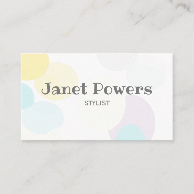 abstract art  modern custom business card (Front)