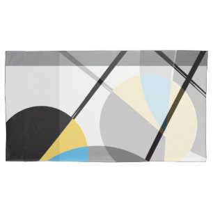 Abstract Art, Modern, Shapes by ©Lorena Depante Pillow Case