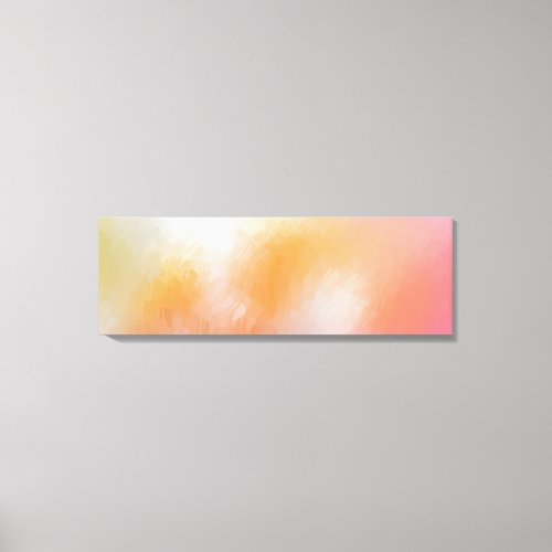 Abstract Art Modern Yellow Green Red Pink Blue Canvas Print