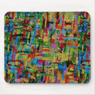 abstract art mouse pad
