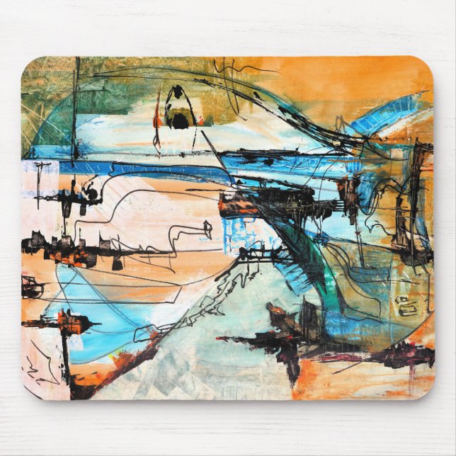 Abstract Art Mouse Pad (Front)