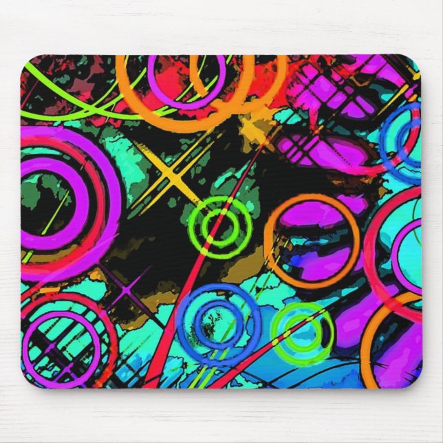 Abstract Art Mouse Pad (Front)
