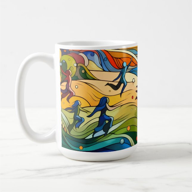 Abstract Art Mug (Left)