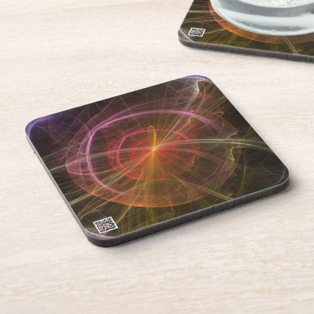 Abstract Art New World Drink Coaster (Left Side)