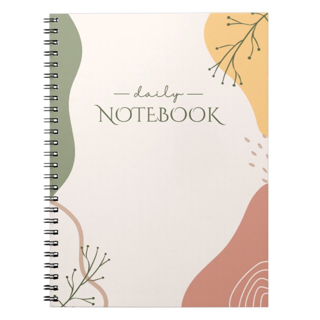 Abstract art notebook (Front)