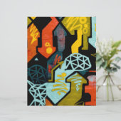 Abstract Art of Arrows (Standing Front)