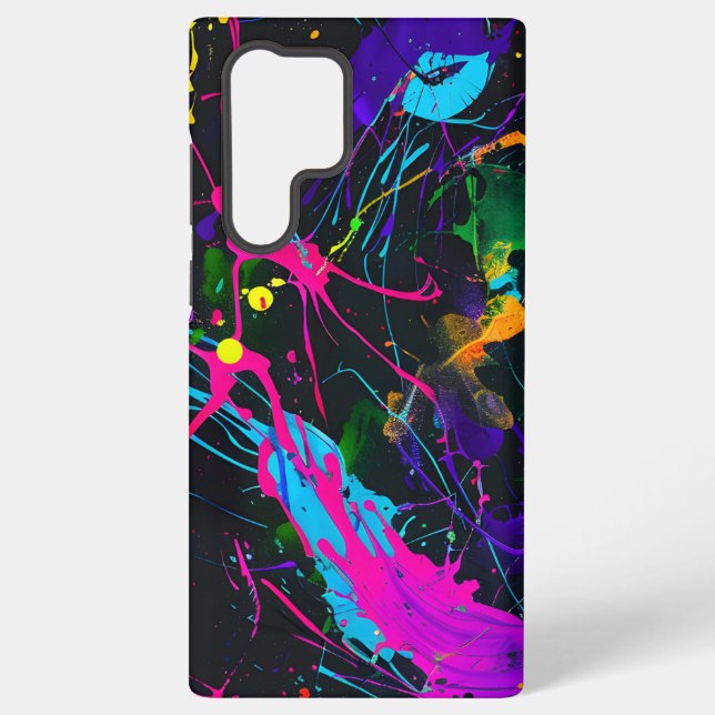 Abstract Art Paint Splatter Image Samsung Galaxy Case (Back)
