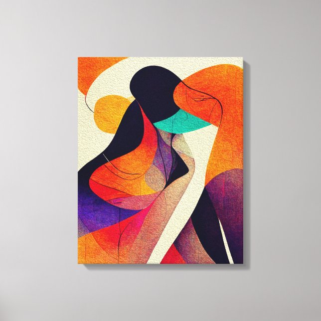 Abstract Art Painting Canvas Painting Wall Art (Front)