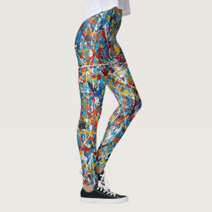 Abstract Art Painting One Of A Kind Leggings