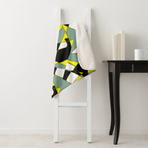 Abstract Art Painting One Of A Kind Throw Blanket