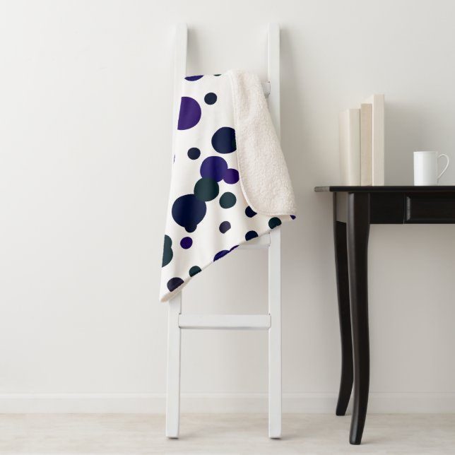 Abstract Art Painting One Of A Kind Throw Blanket (In Situ)