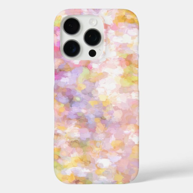 Abstract Art Pale Yellow Pastel Case-Mate iPhone Case (Back)