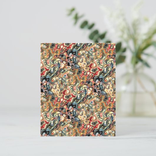 Abstract Art Paper Sheet (Standing Front)