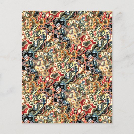 Abstract Art Paper Sheet (Front)