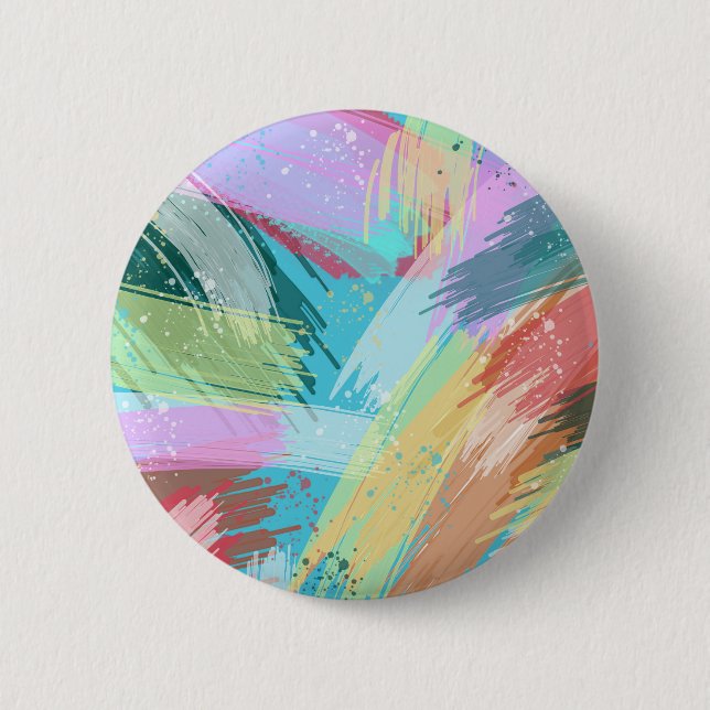 Abstract Art Pastel Button (Front)