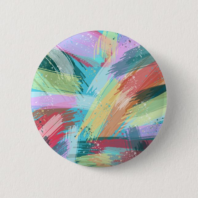 Abstract Art Pastel Button (Front)
