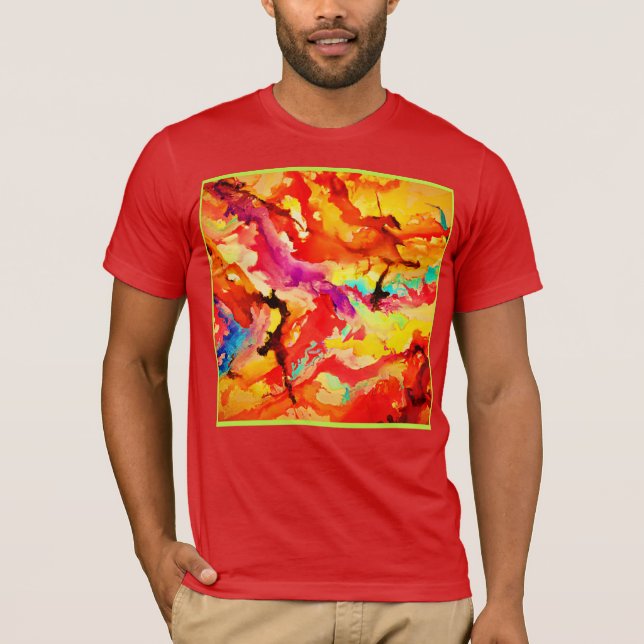 Abstract Art Pattern T-Shirt (Front)
