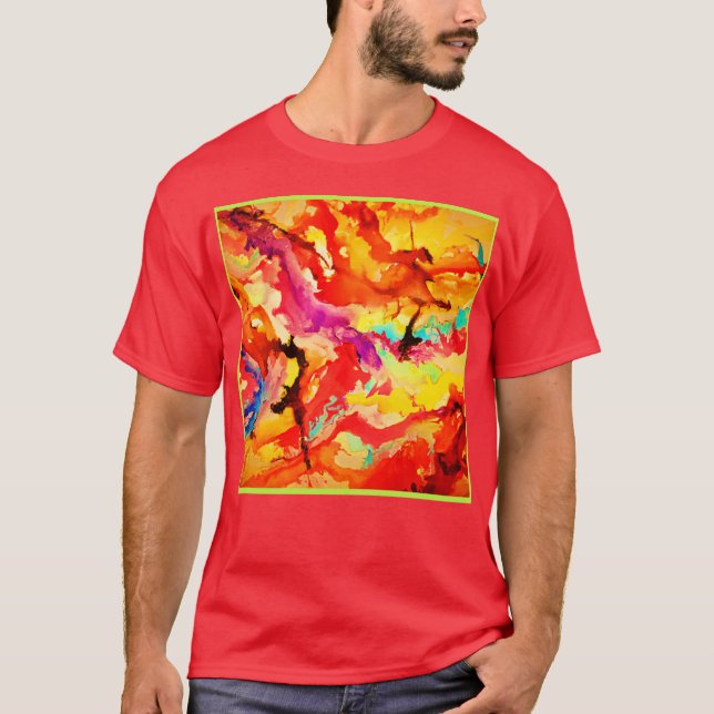 Abstract Art Pattern T-Shirt (Front)