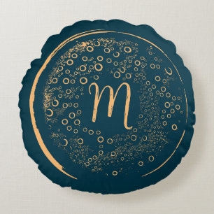 Abstract Art - Personalizable Round Pillow