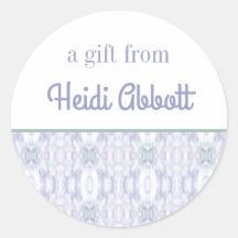 Abstract Art Personalized Gift Stickers