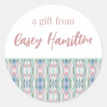 Abstract Art Personalized Gift Stickers
