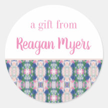 Abstract Art Personalized Gift Stickers